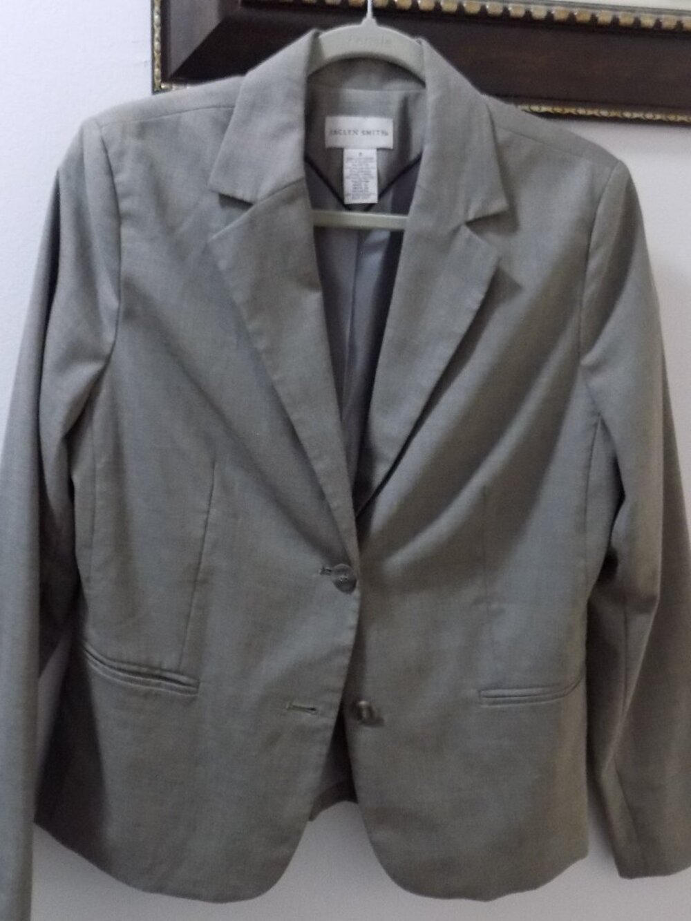 "Business Professional Blazer" Gray Jacket